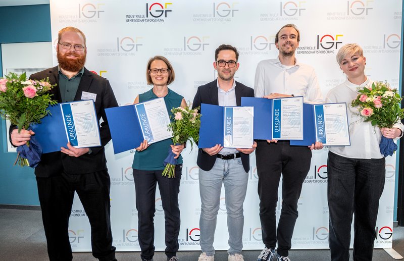 Finaltstenteams zum IGF-Projekt des Jahres