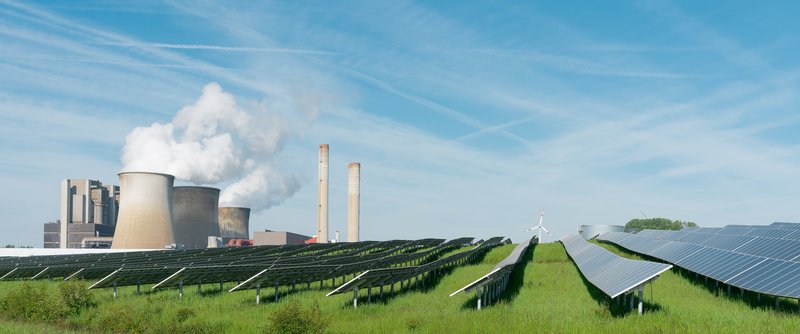 Photovoltaik und Fabrik